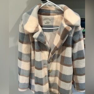 Z Supply Women's Teddy Jacket - Cream, Gray, Tan